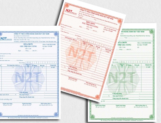 Mặt trước của giấy thường in logo công ty, thông tin liên lạc...
