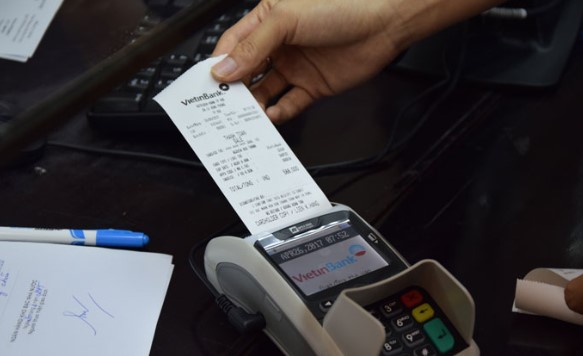Cách in hóa đơn máy Pos Vietinbank