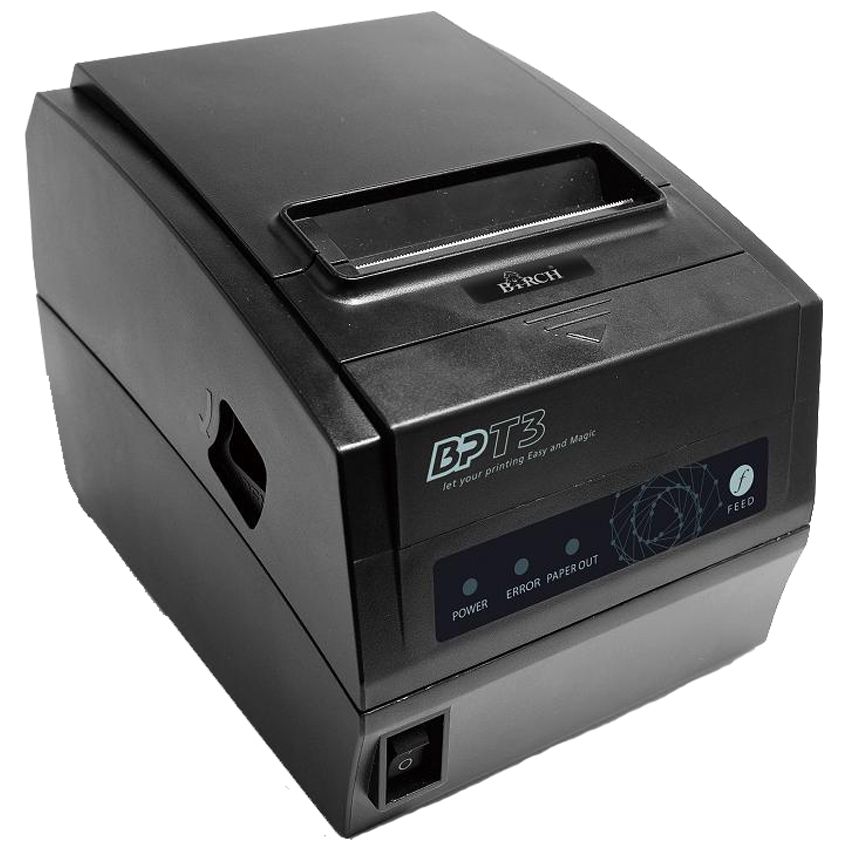 Máy in nhiệt BP-T3 thường sử dụng cho quầy thanh toán siêu thị, cửa hàng