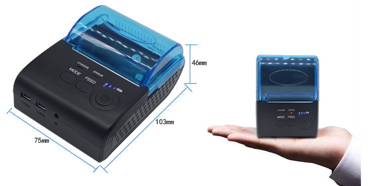 Máy in hóa đơn với điện thoại
