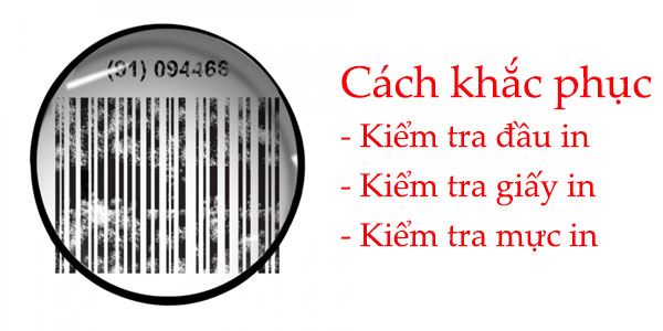 Lỗi in tem nhãn bị mờ