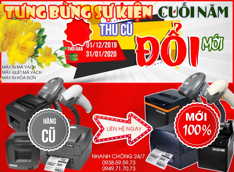 THU CŨ ĐỔI MỚI – HOT SALE CHÀO ĐÓN NĂM MỚI 2020 ƯU ĐÃI CỰC SHOCK 