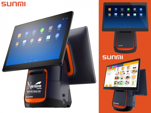Máy Pos bán hàng Sunmi T2 (Hai màn hình)