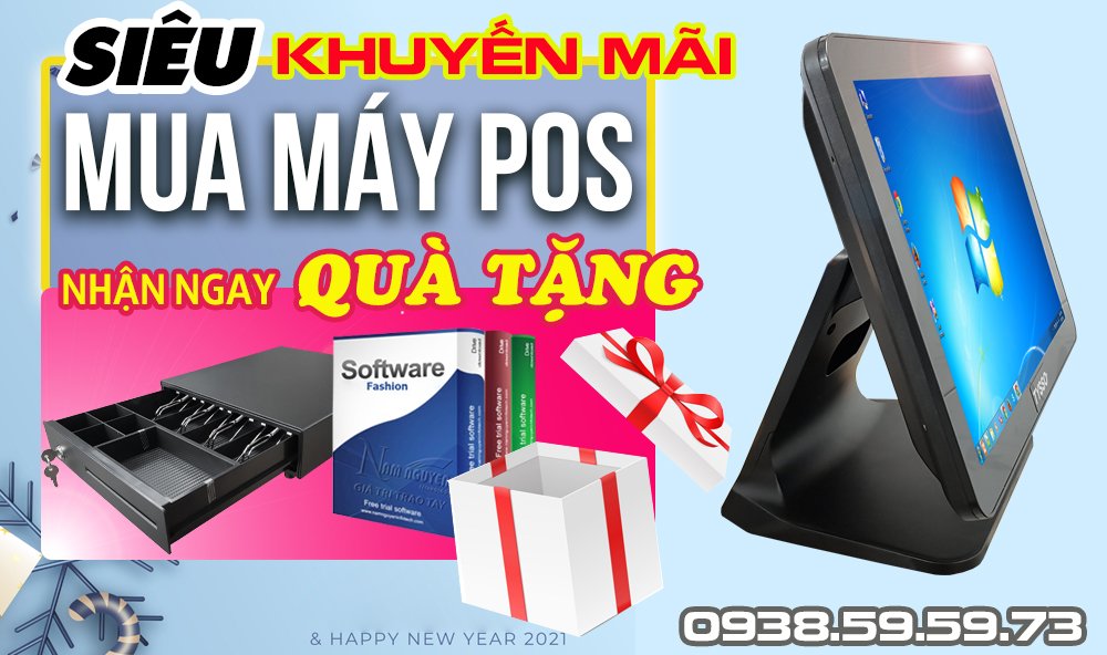 Siêu khuyến mãi mua máy POS nhận ngay quà tặng